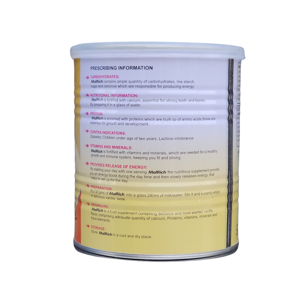 Mal=Rich. Food Suppliment - Image 2