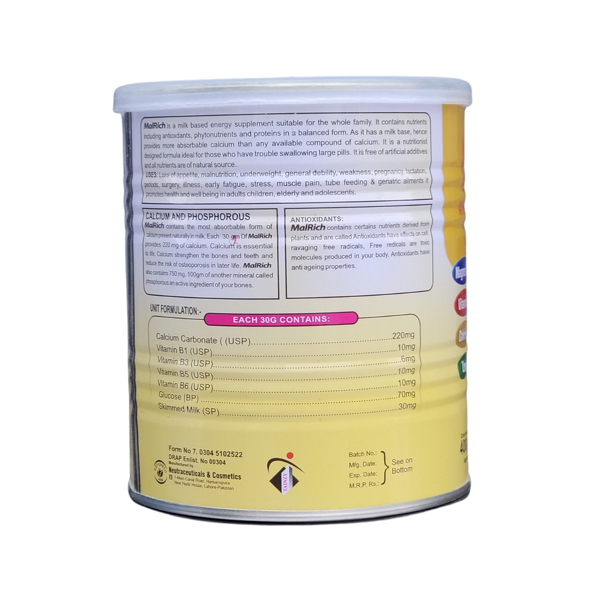 Mal=Rich. Food Suppliment - Image 3